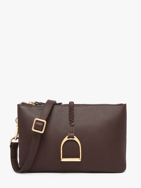 Sac Bandoulière Torsade Cuir Etrier Marron torsade ETOS0142