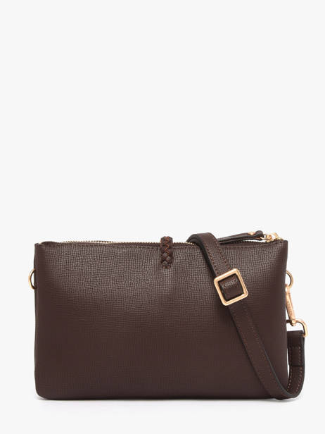 Sac Bandoulière Torsade Cuir Etrier Marron torsade ETOS0142 vue secondaire 5