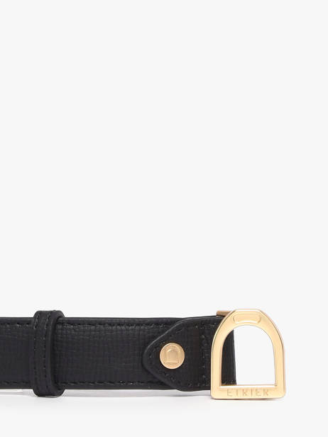Ceinture Etrier Noir torsade ETOS414C vue secondaire 2