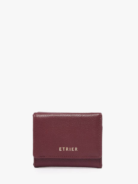 Porte-monnaie S Tradition Cuir Etrier Rouge tradition ETRA095S
