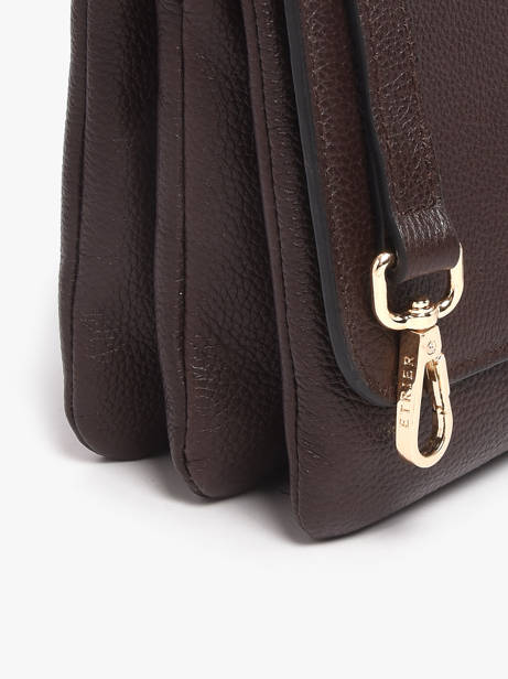Shoulder Bag M Tradition Leather Etrier Brown tradition ETRA207M other view 3