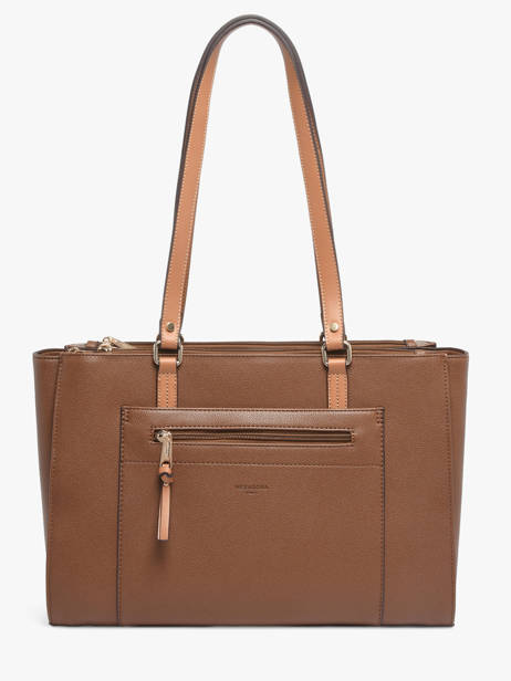 Shoulder Bag Mae Hexagona Brown mae 5620320