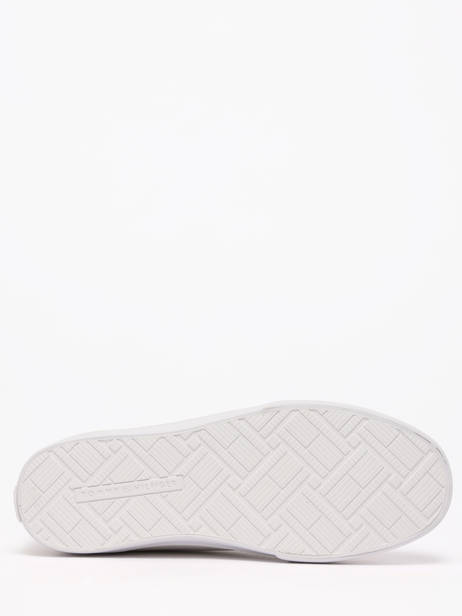 Sneakers In Leather Tommy hilfiger White women 9391YBL other view 4
