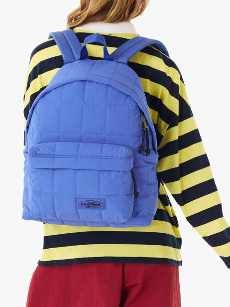 Backpack Eastpak Blue puff checks K620PCH other view 1