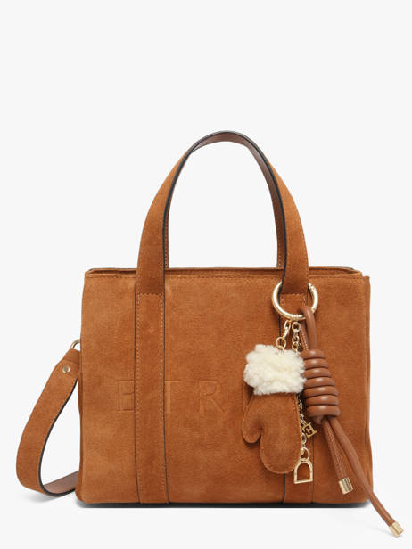 Sac Bandoulière Alpin Cuir Etrier Marron alpin EALN140S