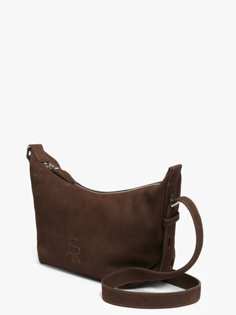 Sac Bandoulière Cavalier Nubuck Cuir Etrier Marron cavalier nubuck ECAN228M vue secondaire 2
