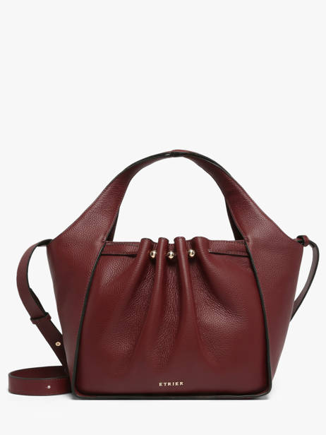 Sac Porté épaule Foudre Cuir Etrier Violet foudre EFOD238M