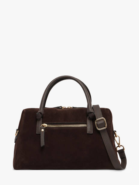 Sac Porté Main Sienne Cuir Etrier Marron sienne ESIN220M vue secondaire 6
