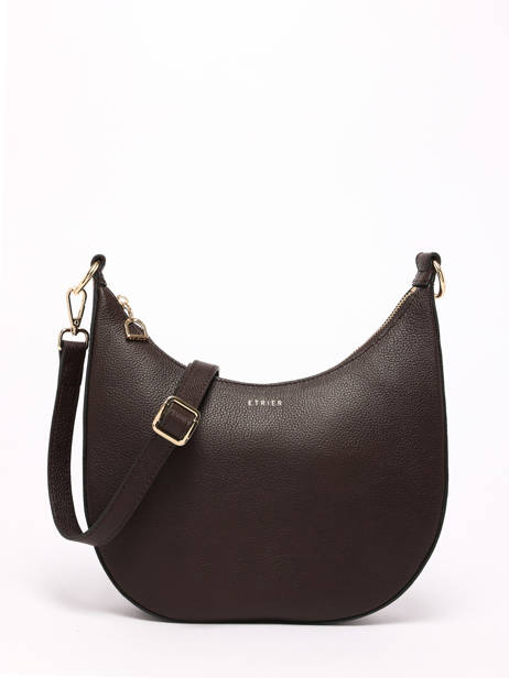Shoulder Bag M Tradition Leather Etrier Brown tradition ETRA102M
