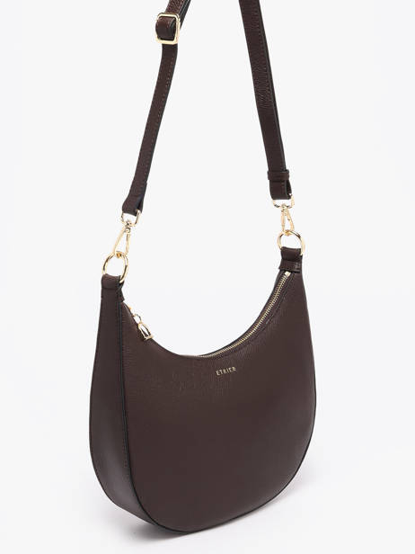 Shoulder Bag M Tradition Leather Etrier Brown tradition ETRA102M other view 2
