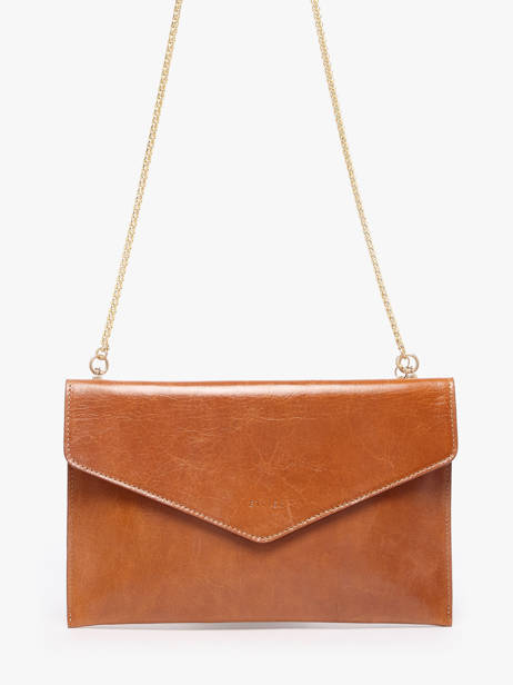 Large Leather Paddock Clutch Bag Etrier Brown paddock EPAD075L other view 3