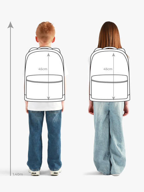 Backpack Jeune premier Black college CO other view 1