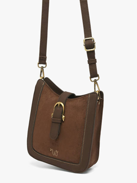 Sac Bandoulière Ellebore Woomen Marron ellebore WHEB02 vue secondaire 2