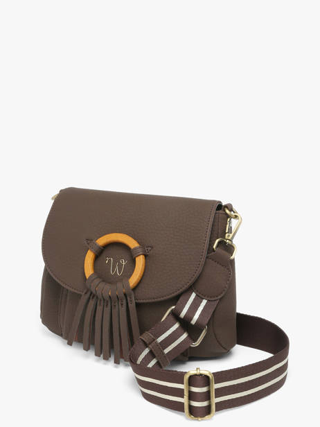 Shoulder Bag Camomille Woomen Brown camomille WCAO06 other view 2