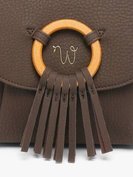 Shoulder Bag Camomille Woomen Brown camomille WCAO06 other view 3