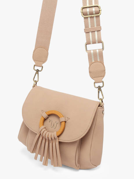 Sac Bandoulière Camomille Woomen Beige camomille WCAO06 vue secondaire 2