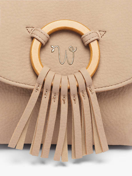 Sac Bandoulière Camomille Woomen Beige camomille WCAO06 vue secondaire 3