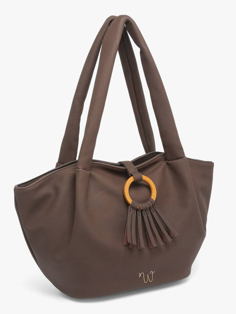 Shoulder Bag Camomille Woomen Brown camomille WCAO07 other view 2