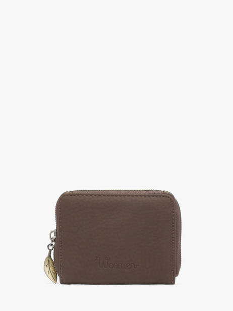 Porte-monnaie Woomen Marron camomille WCAO99