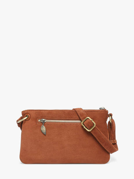 Sac Bandoulière Ginseng Woomen Marron ginseng WGIN01 vue secondaire 5