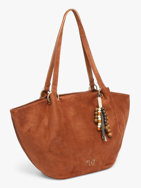 Sac Porté épaule Ginseng Woomen Marron ginseng WGIN07 vue secondaire 2