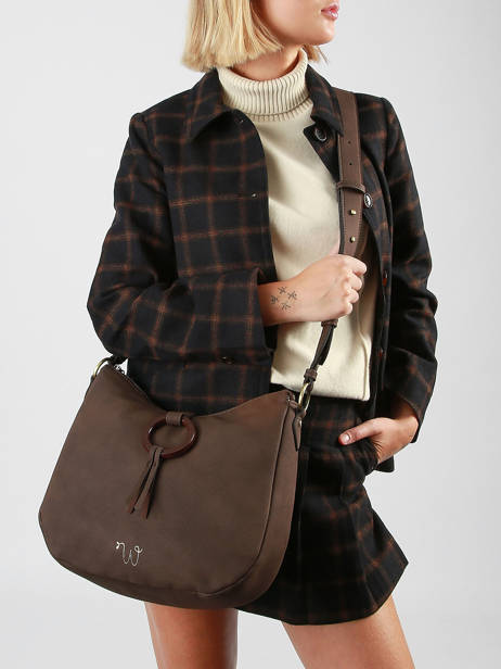 Sac Porté épaule Verveine Woomen Marron verveine WVER10 vue secondaire 2