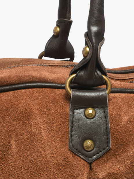 A4 Size Shoulder Bag Vienne Leather Basilic pepper Brown vienne BVIE04 other view 2