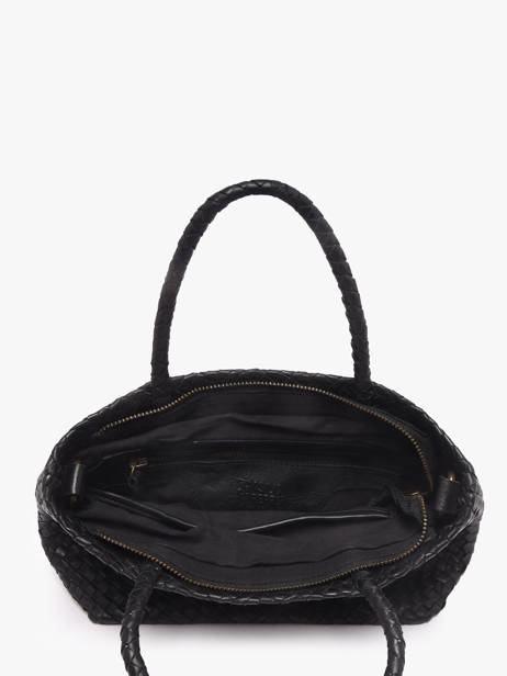 Crossbody Bag Lisbonne Leather Basilic pepper Black lisbonne BLIS01 other view 3