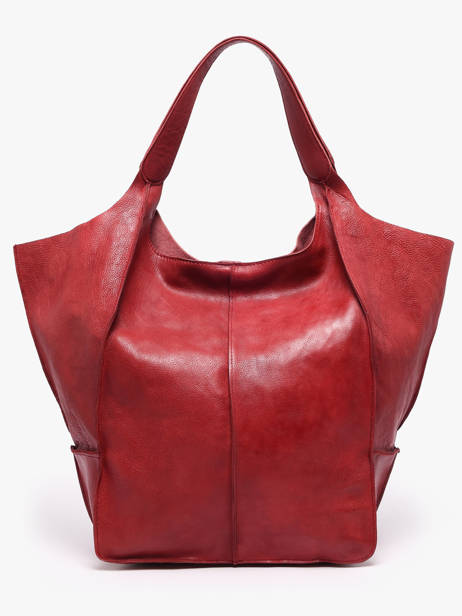 Sac Porté épaule Heritage Cuir Biba Rouge heritage HOM1L vue secondaire 3