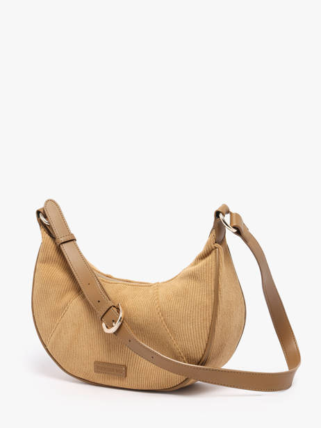 Shoulder Bag Velours Vanessa wu Beige velours MA3036 other view 1