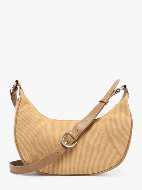 Shoulder Bag Velours Vanessa wu Beige velours MA3036 other view 3