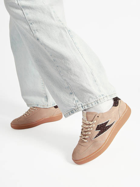 Sneakers Lee En Cuir Semerdjian Rose women LEEE434 vue secondaire 1