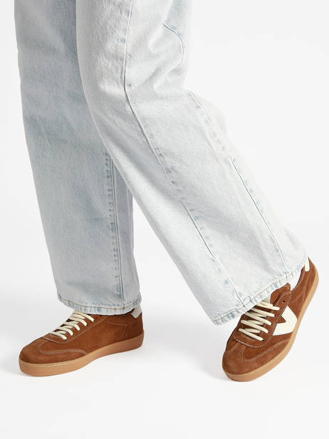 Sneakers Berlin En Cuir Victoria Marron women 1126218