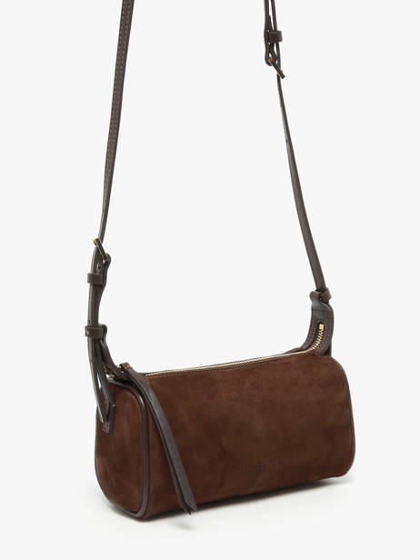 Bowling Bag Suede Leather Lancaster Brown suede 54 other view 1