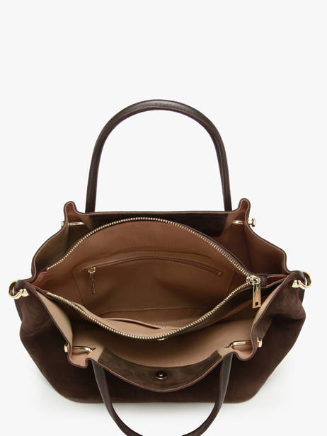 Shoulder Bag Suede Louisa Leather Lancaster Brown suede louisa 104 other view 2
