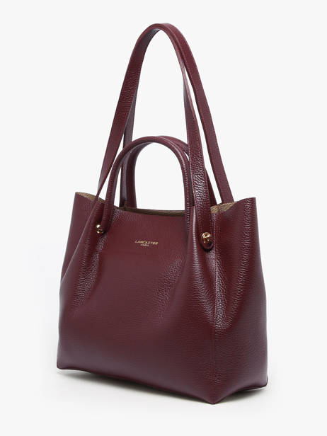 Sac Shopping Foulonne Double Cuir Lancaster Marron foulonne double louisa 20 vue secondaire 1