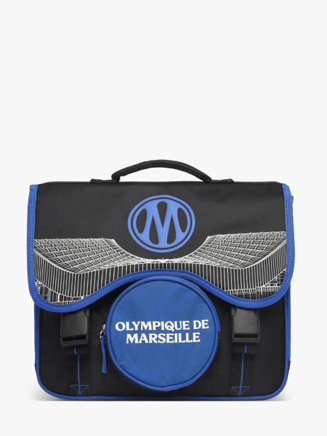2-compartment Satchel Olympique de marseille Black om 26EO203A