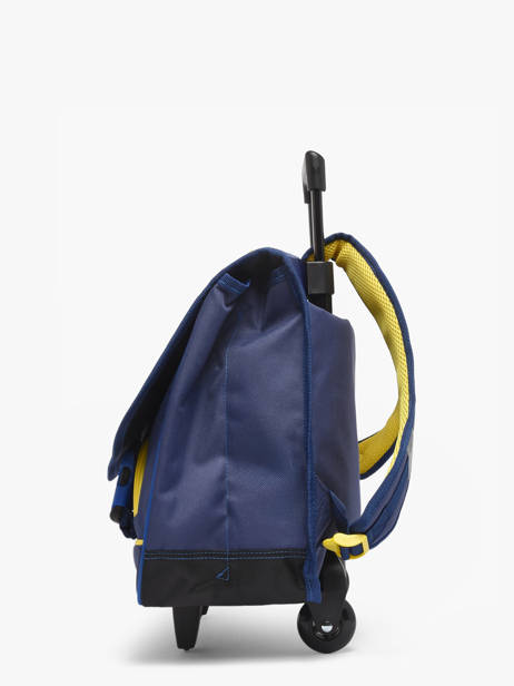 2-compartment Wheeled Satchel Pokemon Blue pokemon & friends 26KK203K other view 2