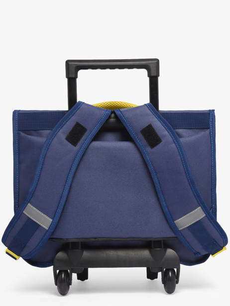 2-compartment Wheeled Satchel Pokemon Blue pokemon & friends 26KK203K other view 4