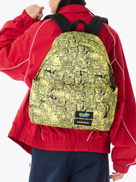 Backpack Eastpak Yellow eastpak x sponge bob A5BG4SPO other view 1