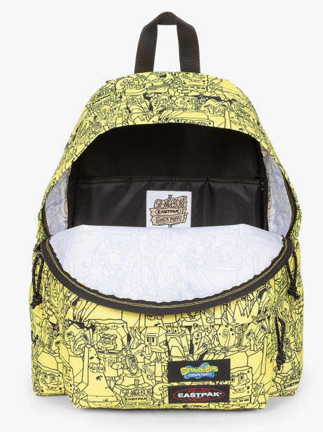 Backpack Eastpak Yellow eastpak x sponge bob A5BG4SPO other view 2