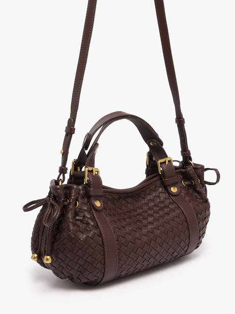 Crossbody Bag Tresse Leather Gerard darel Brown tresse DES73478 other view 1