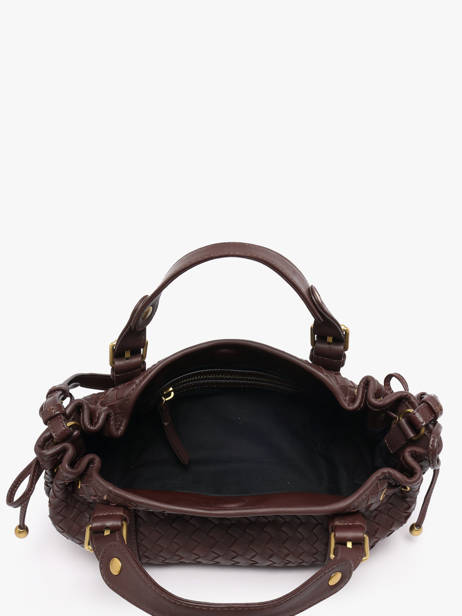 Crossbody Bag Tresse Leather Gerard darel Brown tresse DES73478 other view 3