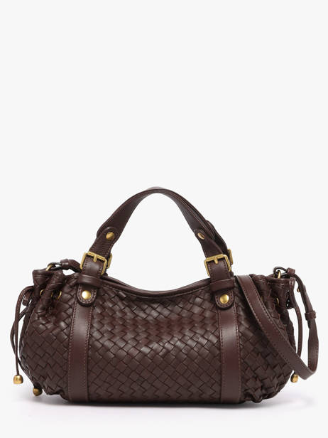 Crossbody Bag Tresse Leather Gerard darel Brown tresse DES73478 other view 4