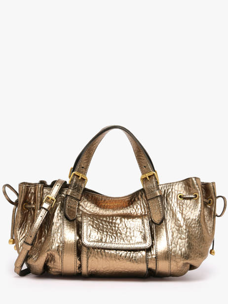 Satchel Bubble Leather Gerard darel Gold bubble DES67429
