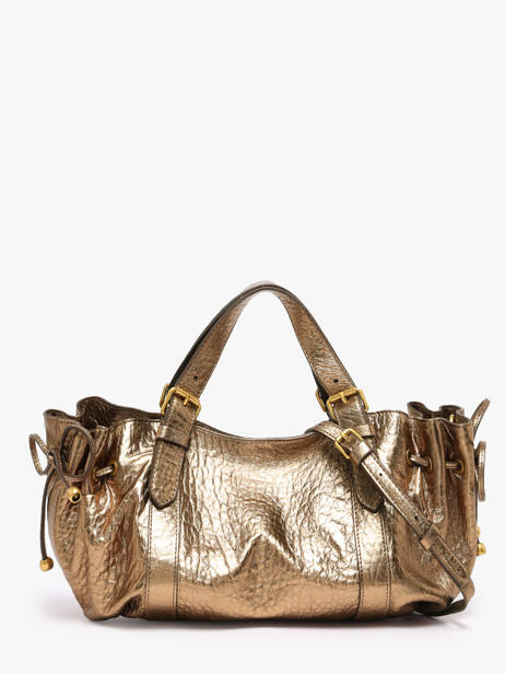 Satchel Bubble Leather Gerard darel Gold bubble DES67429 other view 4