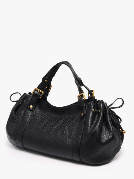 Shoulder Bag Bubble Leather Gerard darel Black bubble DES01428 other view 1