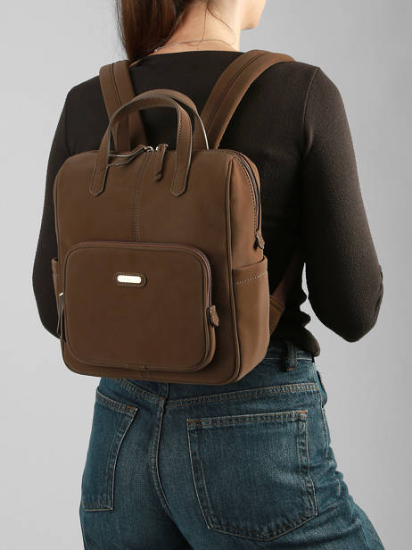 Sac à Dos Hexagona Marron eve 6520332 vue secondaire 1
