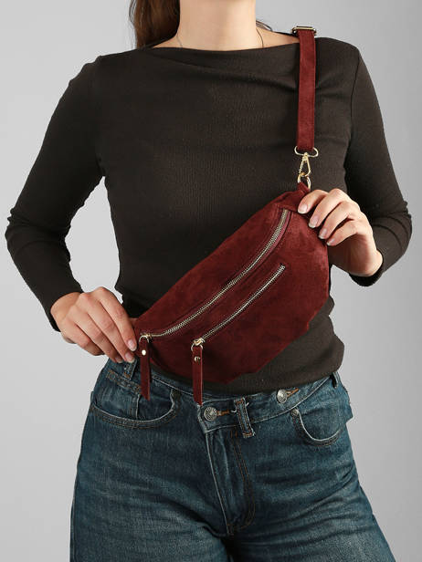 Belt Bag Leather Milano Violet velvet VE24119O other view 1