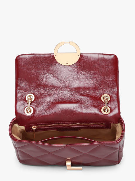 Moyen Sac Moon En Cuir Vanessa bruno Rouge moon 84V40533 vue secondaire 4